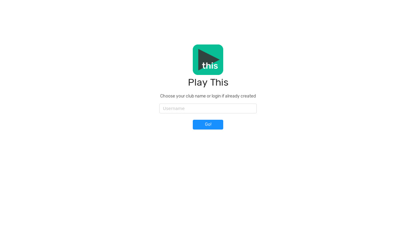 Play This Landing page