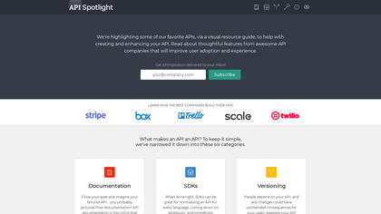 API Spotlight screenshot