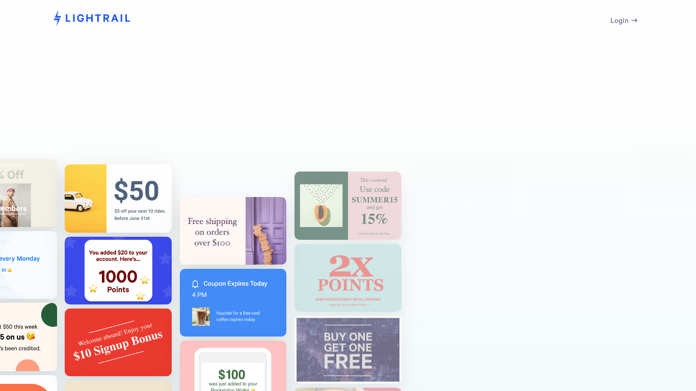 Giftbit Payment API Landing page