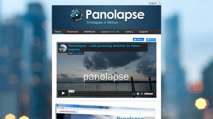 Panolapse image