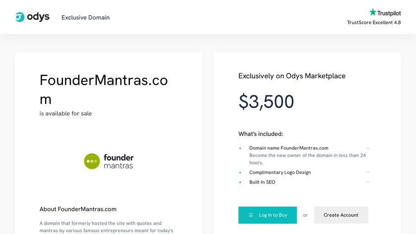 Founder Mantras Landing Page