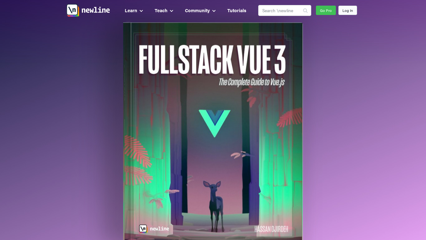 Fullstack Vue Landing page