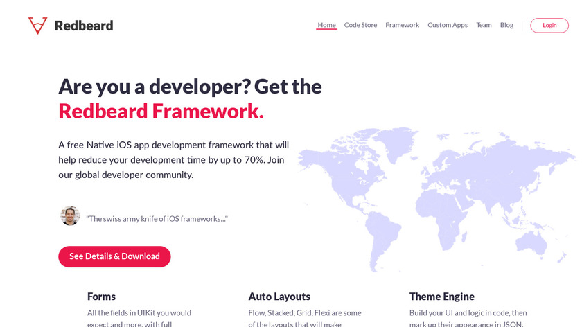 Redbeard Landing Page