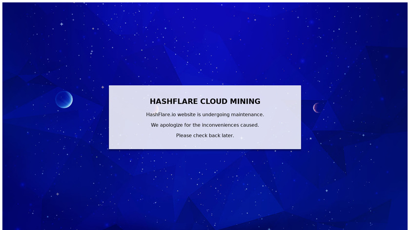 HashFlare Landing Page