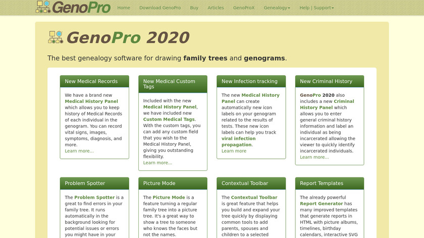 GenoPro Landing Page