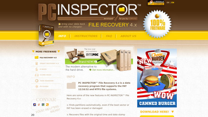 PC INSPECTOR File Recovery image