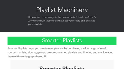 Playlist Machinery image