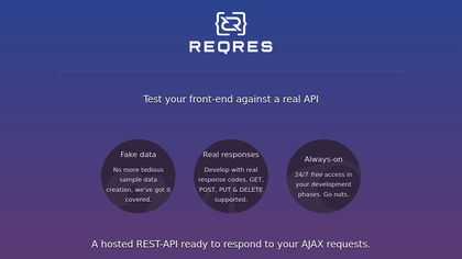 ReqRes screenshot