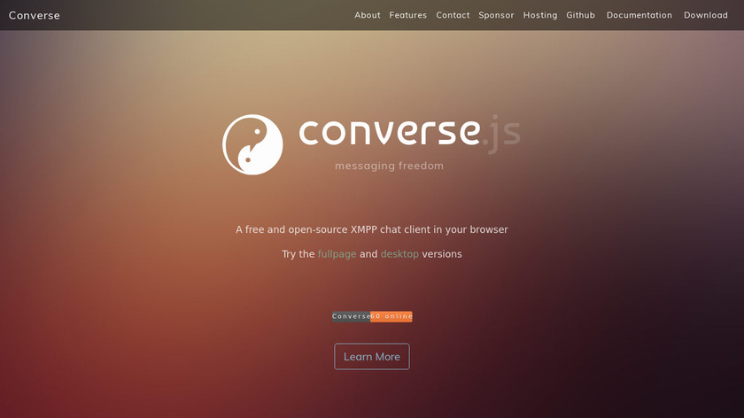 Converse.JS Landing Page