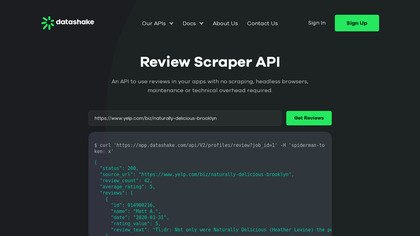 Review Scraper API image