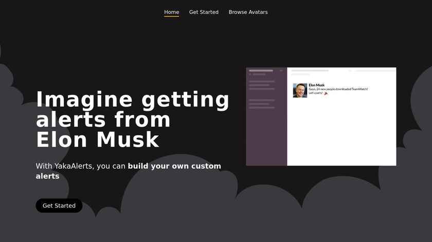YakaAlerts Landing Page