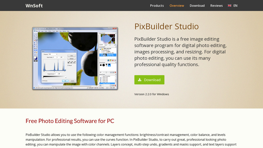 PixBuilder Landing Page