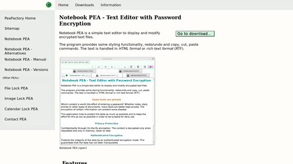 Notebook PEA image