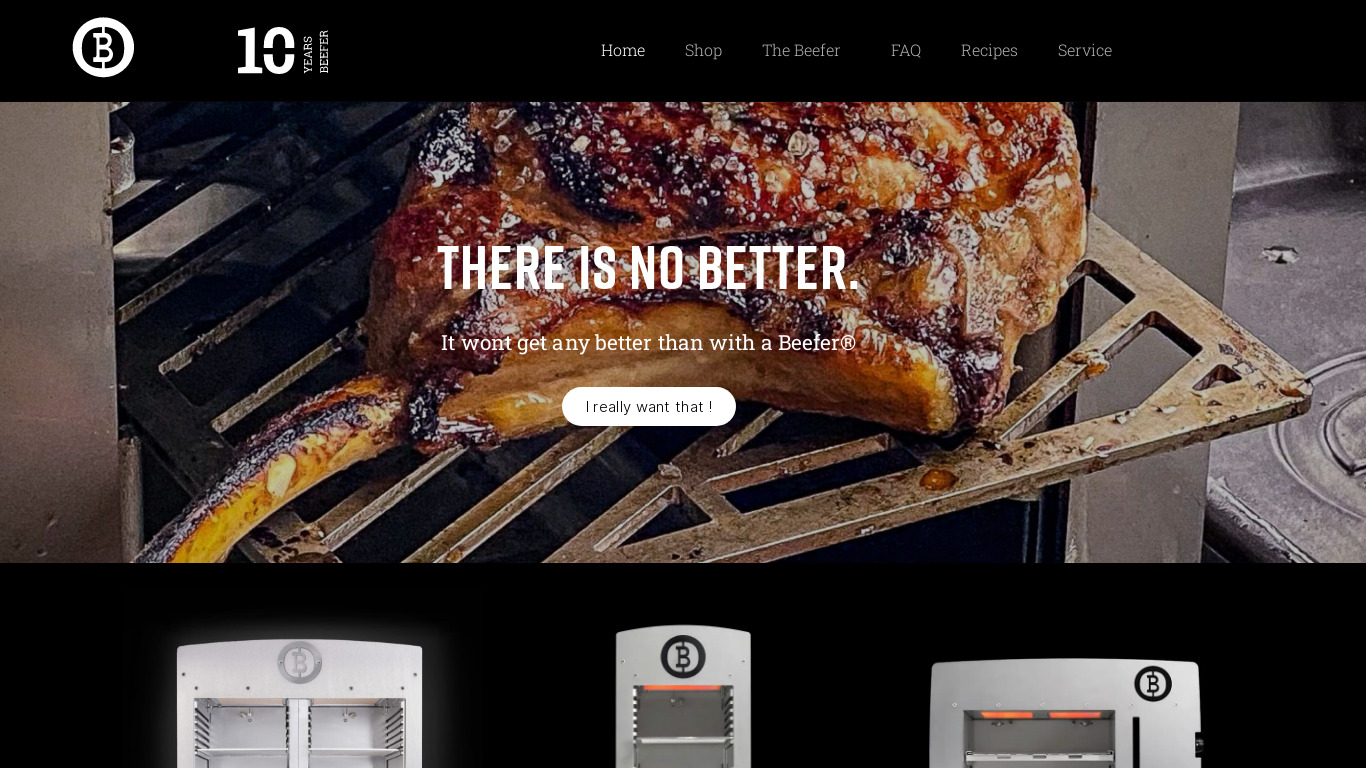 Beefer Landing page