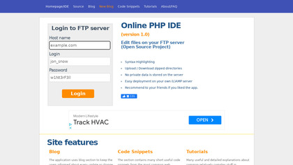 Online PHP IDE image