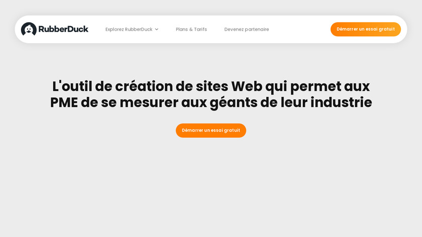 Rubberduck Landing Page