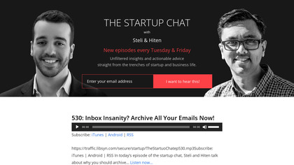The Startup Chat Podcast image