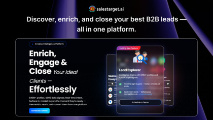 SalesTarget.ai screenshot