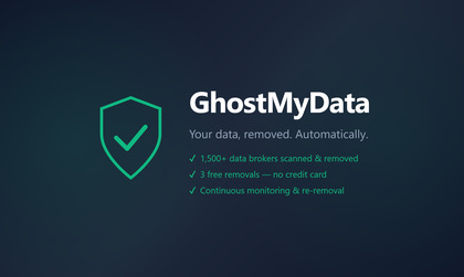 GhostMyData screenshot