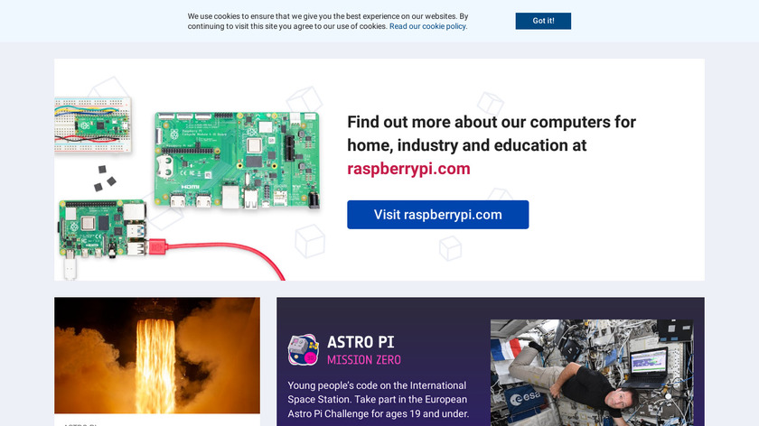 Raspberry Pi Landing Page