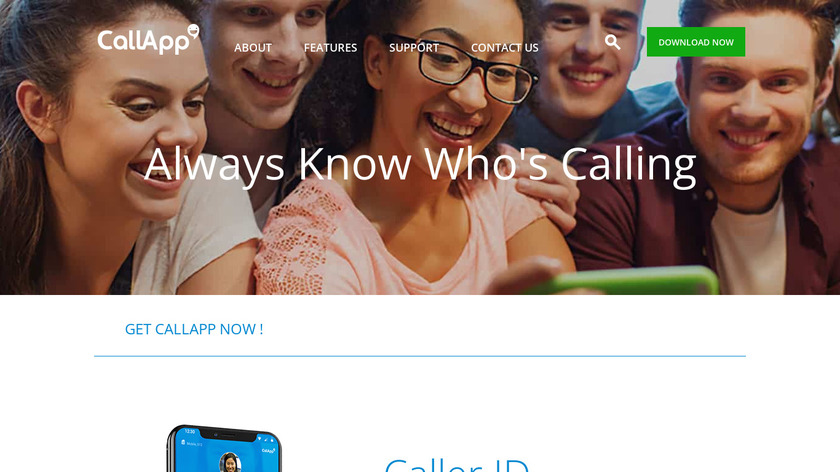 CallApp Landing Page