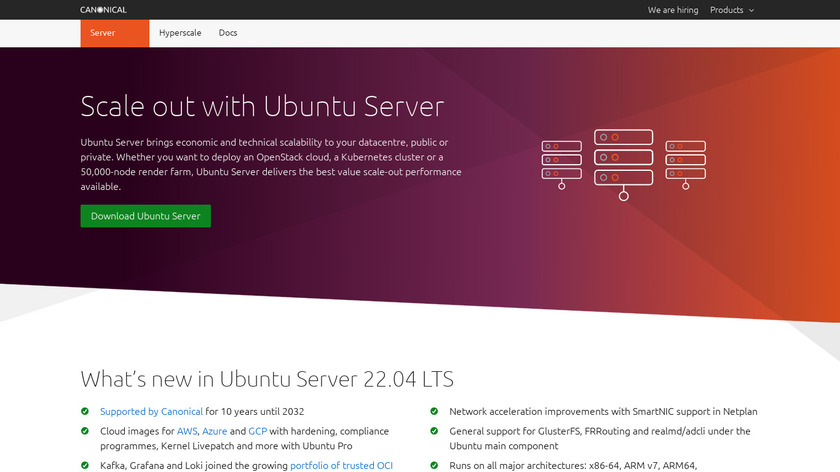 Ubuntu Server Landing Page