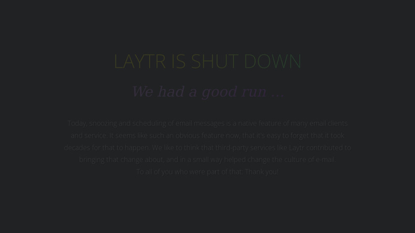 Laytr Landing Page