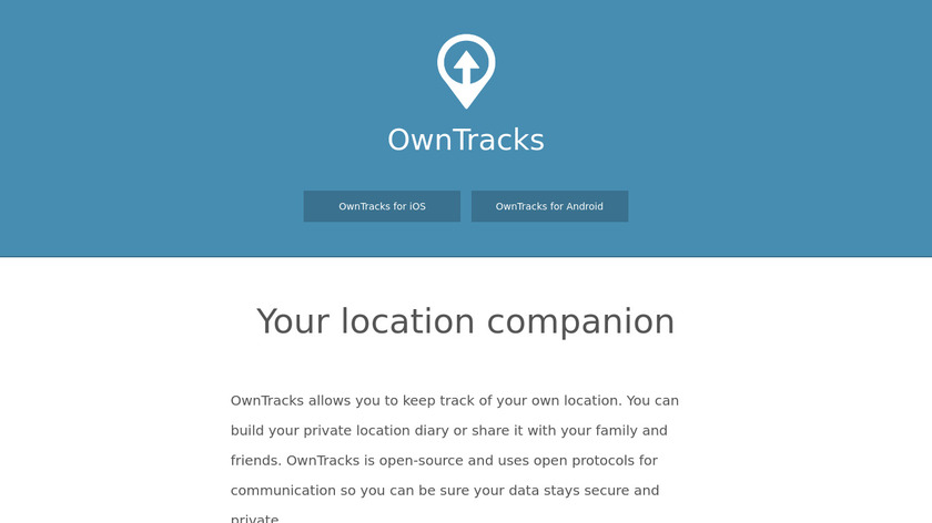 OwnTracks Landing Page
