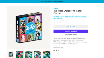 WeRateDogs the Card Game image