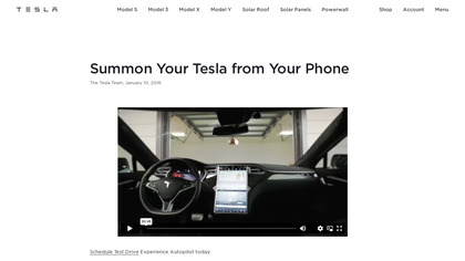 Tesla Summon image