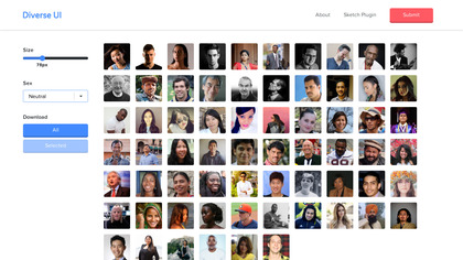 Diverse UI image