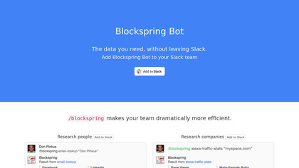 Blockspring Bot image