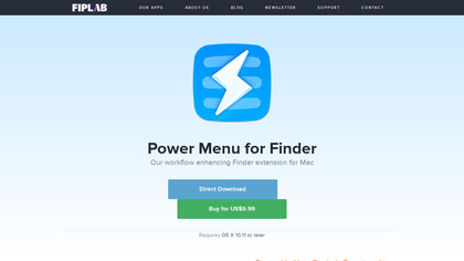 Power Menu for Finder image