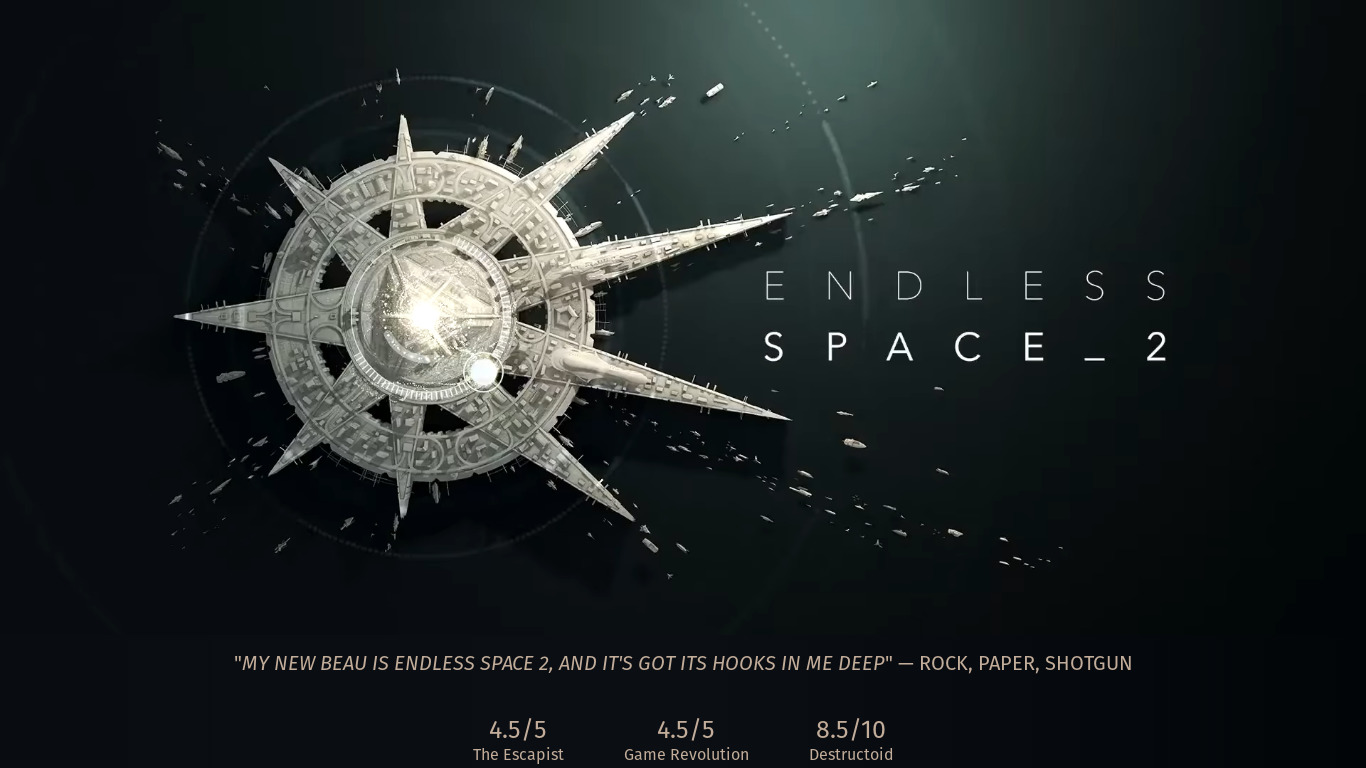 Endless Space Landing page