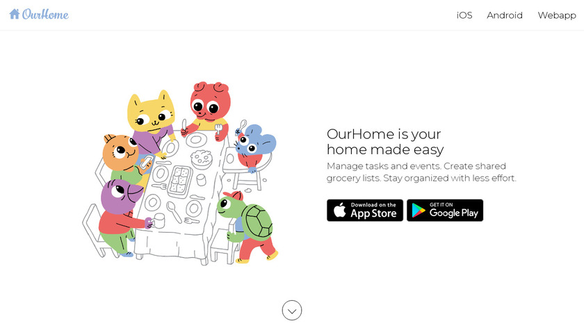 OurHome Landing Page