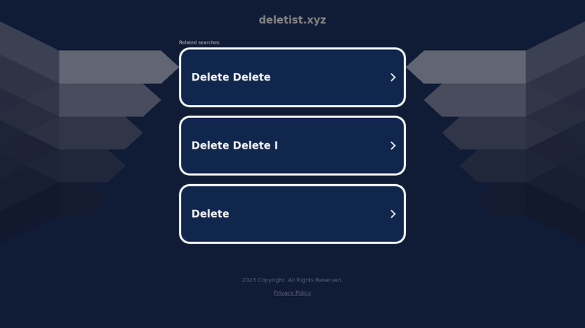 Be a Deletist 🚫 Landing Page