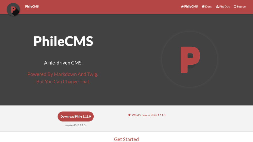 PhileCMS Landing Page