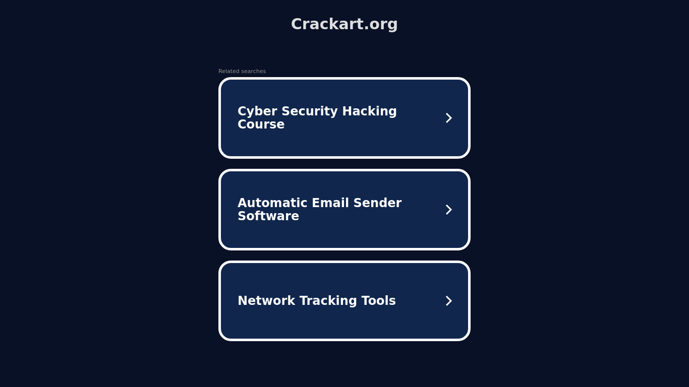 CrackArt Landing page