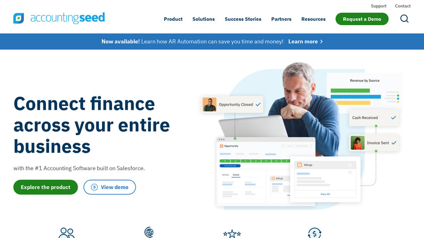 Accounting Seed Landing Page