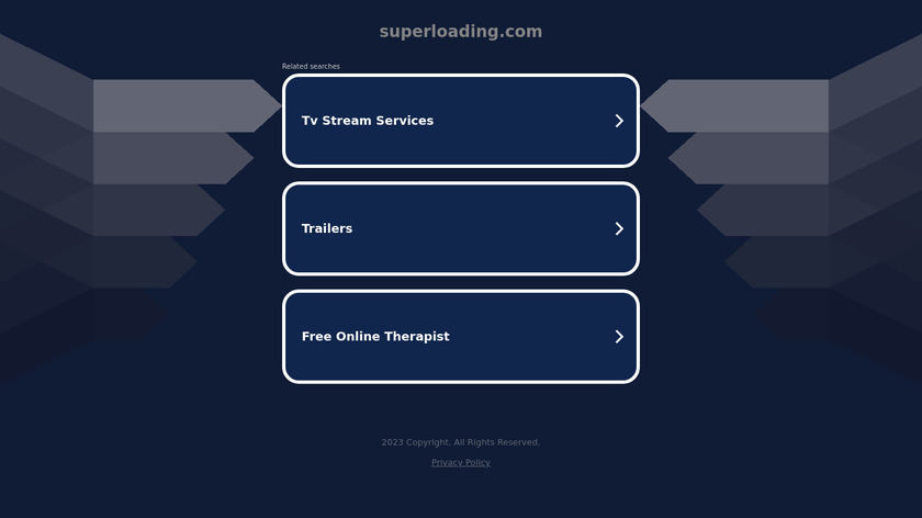 Superloading Landing Page