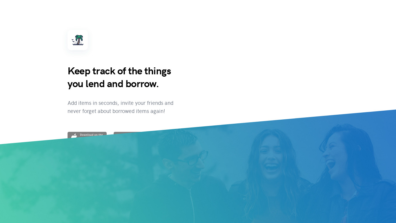 iLend Landing page