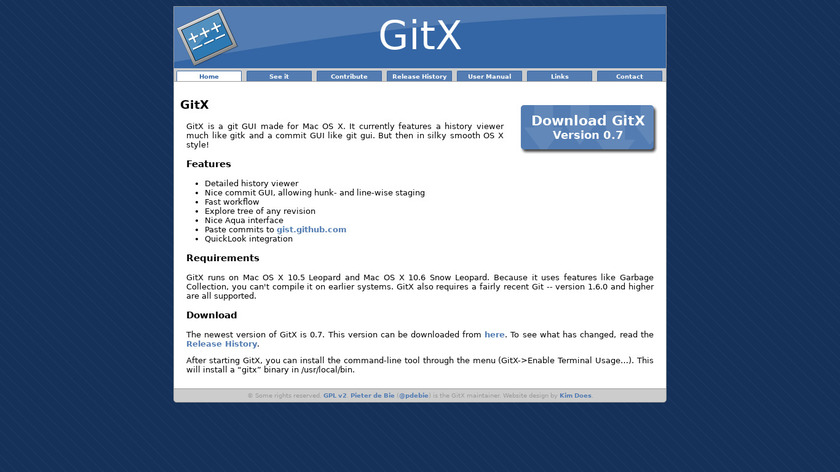 GitX Landing Page