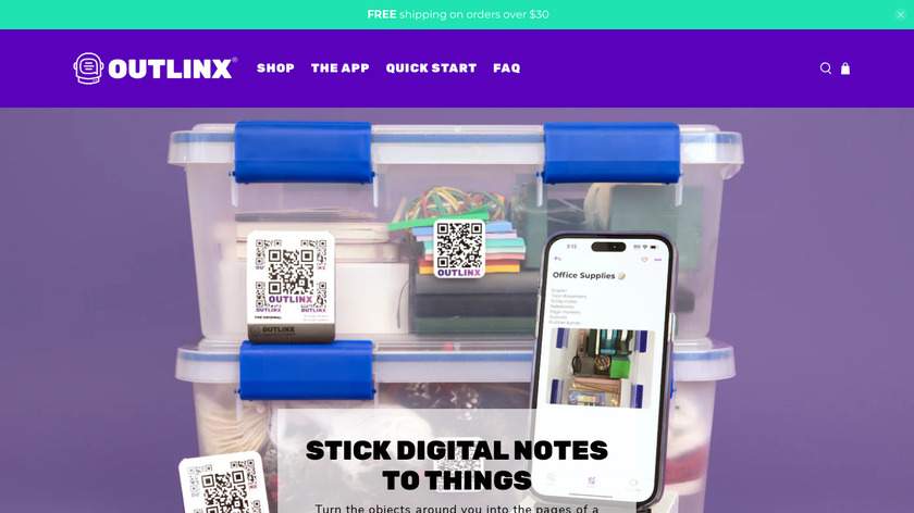 Outlinx Landing Page