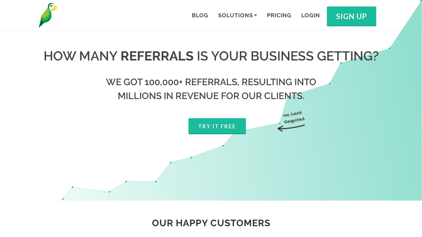 EarlyParrot Landing page