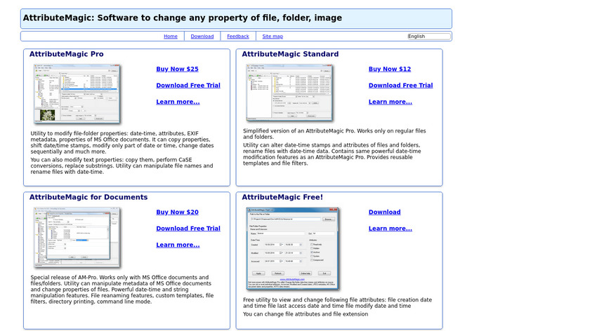 Attribute Magic Landing Page