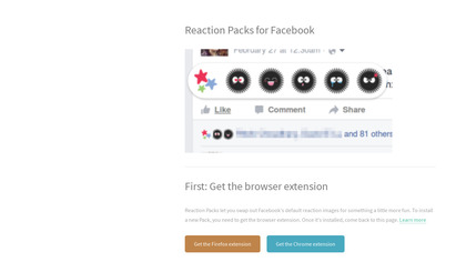 Reaction Packs for Facebook image