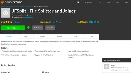 JFSplit image