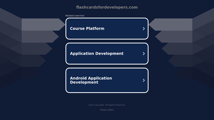 Flashcards for Developers image
