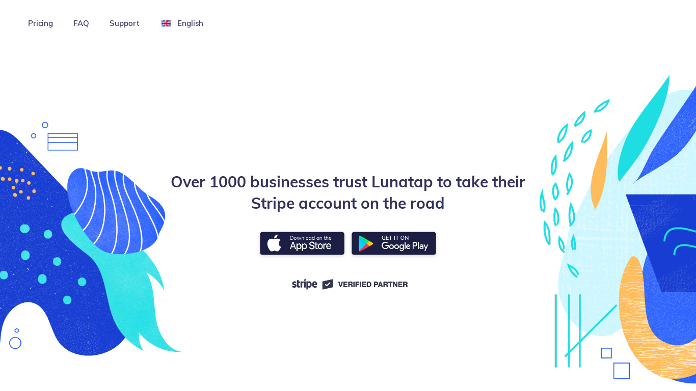 nomod.com Lunatap Landing page