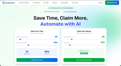 ReceiptClaimer screenshot